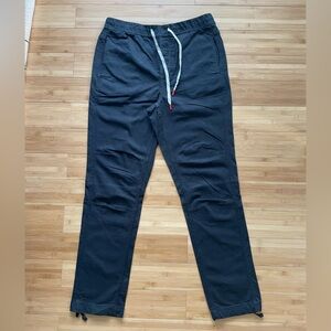 Men’s Topo Designs Dirt Pants Classic Black Medium